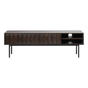 Čierny TV stolík 160x50 cm Latina – Unique Furniture