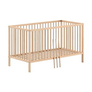 Postieľka z borovicového dreva v prírodnej farbe 60x120 cm DINO – Vipack