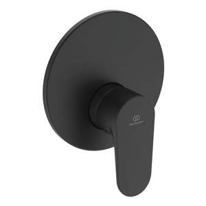 Matne čierna sprchová podomietková batéria Silk Black – Ideal Standard