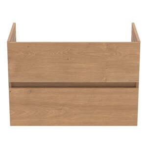 Závesná skrinka pod umývadlo v dekore duba v prírodnej farbe 80x55 cm Eurovit+ – Ideal Standard