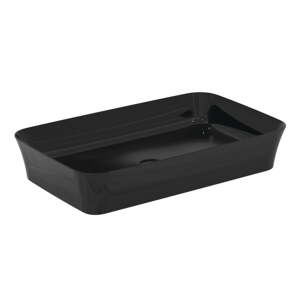Lesklé čierne keramické umývadlo 65x40 cm Ipalyss – Ideal Standard