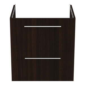 Tmavohnedá závesná skrinka pod umývadlo v dekore duba 60x63 cm i.Life B – Ideal Standard