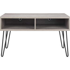 Sivý TV stolík v dekore duba 107x63 cm Owen – Støraa