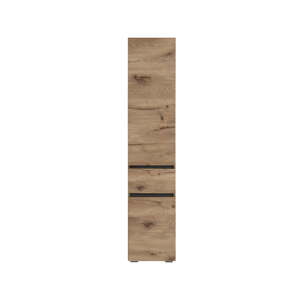 Vysoká/úzka kúpeľňová skrinka v dekore duba v prírodnej farbe 38x180 cm Wisla – Støraa