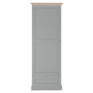 Sivá šatníková skriňa 60x180 cm Binz – Støraa