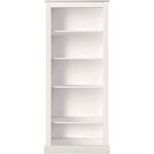 Biela knižnica z borovicového dreva 181x31 cm Mille – Støraa