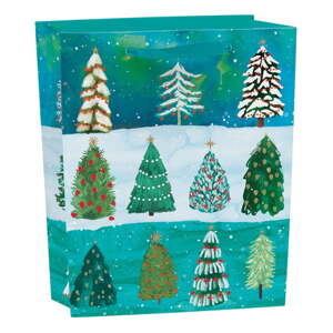 Darčeková taška s vianočným motívom 25x10 cm Wild Winter Forest – Roger la Borde