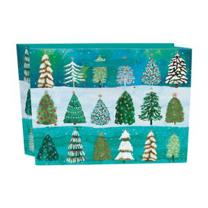 Darčeková taška s vianočným motívom 35x14,5 cm Wild Winter Forest – Roger la Borde
