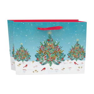 Darčeková taška s vianočným motívom 35x14,5 cm Beneath the Tree – Roger la Borde