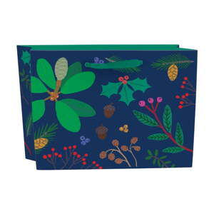 Darčeková taška s vianočným motívom 35x14,5 cm Holly Berry – Roger la Borde