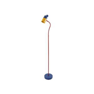 Modrá stojacia lampa s kovovým tienidlom (výška 133,5 cm) Mouse – GTV