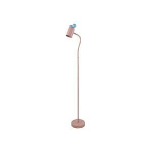 Svetlomodro-ružová stojacia lampa s kovovým tienidlom (výška 133,5 cm) Mouse – GTV