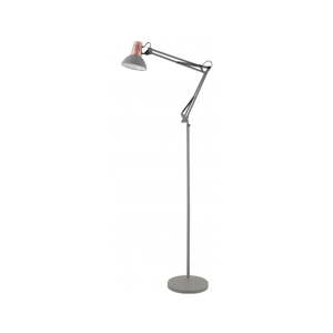 Sivá stojacia lampa s kovovým tienidlom Artemia F – GTV