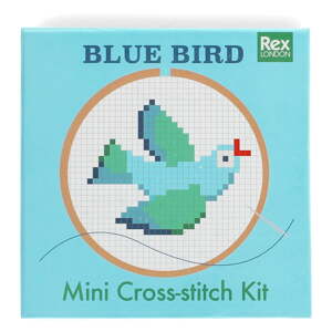 Kreatívna súprava Cross-stitch Kit Blue Bird – Rex London