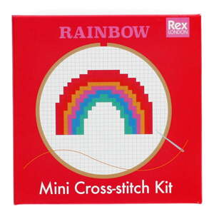 Kreatívna súprava Cross-stitch Kit Rainbow – Rex London