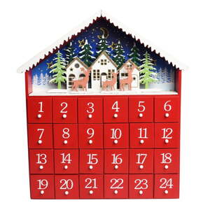 Adventný kalendár Red House LED – Rex London