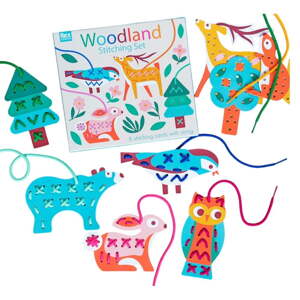 Kreatívna súprava Stitching set Woodland – Rex London