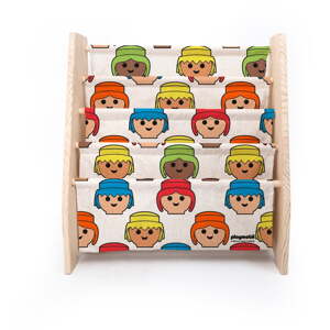 Látková detská knižnica v prírodnej farbe 60x70 cm – Playmobil
