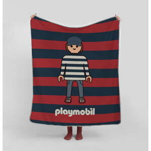 Detská deka z mikrovlákna 130x130 cm Stripes – Playmobil
