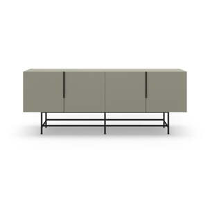 Zelená/sivá nízka komoda 200x77,5 cm Eldia – Marckeric
