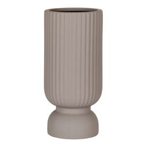 Svetlosivá váza z kameniny (výška 25,5 cm) Greco – House Nordic