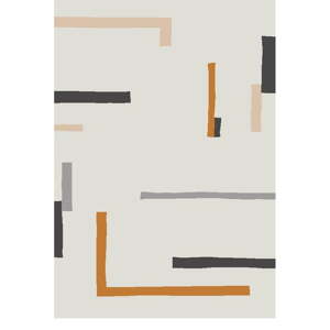 Oranžový/krémovobiely koberec 80x150 cm Linea – Bonami Selection