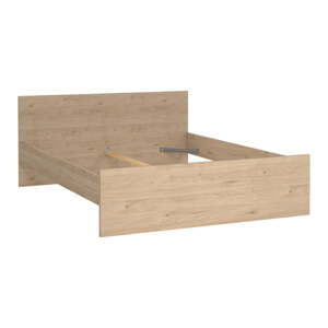 Dvojlôžková posteľ v dekore duba 160x200 cm v prírodnej farbe Naia – Tvilum