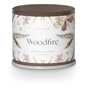 Vonná sójová sviečka doba horenia 50 h Woodfire – ILLUME x Bloomingville