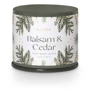 Vonná sójová sviečka doba horenia 50 h Balsam & Cedar – ILLUME x Bloomingville