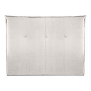 Krémovobiele čelo postele 140x120 cm Monica – Milo Casa