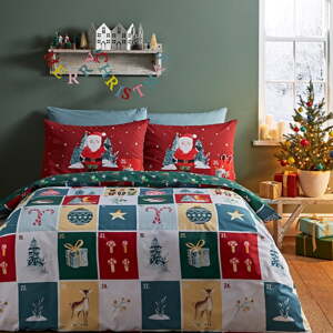 Obliečky na jednolôžko 135x200 cm Advent Calendar – Catherine Lansfield