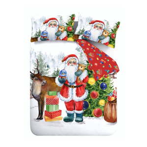Obliečky na dvojlôžko 200x200 cm Retro Santa – Catherine Lansfield