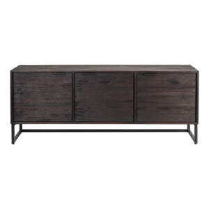 Hnedá nízka komoda z teakového dreva 140x55 cm Webster – White Label