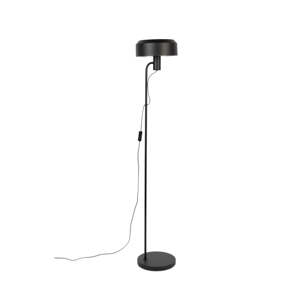 Čierna stojacia lampa s kovovým tienidlom (výška  135 cm) Landon – White Label