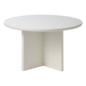 Svetlosivý okrúhly konferenčný stolík ø 80 cm Palma – Unique Furniture