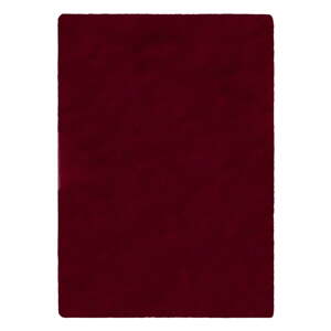 Vínovočervená syntetická kožušina 80x150 cm Ivy Luxury Fur – Flair Rugs
