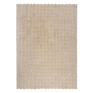 Krémovobiela syntetická kožušina 160x230 cm Waffle Faux Fur – Flair Rugs