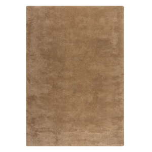 Hnedá syntetická kožušina 80x150 cm Faroe Wool Look Fur – Flair Rugs