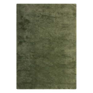Tmavozelená syntetická kožušina 120x170 cm Faroe Wool Look Fur – Flair Rugs