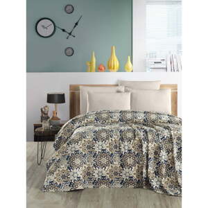 Hnedý bavlnený pléd 200x230 cm Pique – Mila Home