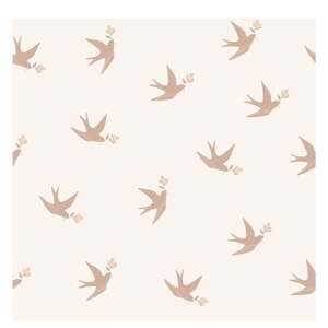 Detská tapeta z netkanej textílie 10 m x 50 cm The Swallows – Lilipinso