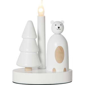 Biela vianočná svetelná dekorácia Christmas Joy – Star Trading