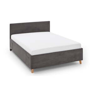 Antracitovosivá detská posteľ s úložným priestorom 90x200 cm Cool – Meise Möbel