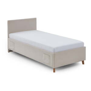 Béžová detská posteľ s úložným priestorom 90x200 cm Cool – Meise Möbel