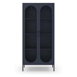 Tmavomodrá skrinka 80x170 cm Diora – Marckeric