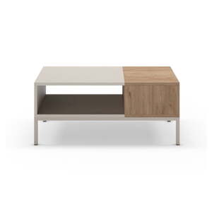 Krémovobiely konferenčný stolík 56x90 cm Cailin – Marckeric