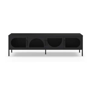 Čierny TV stolík 180x50 cm Tayra – Marckeric