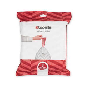 Vrecia na odpadky 40 ks 25 l PerfectFit J – Brabantia