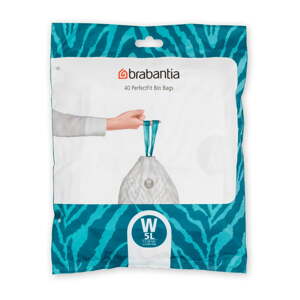 Vrecia na odpadky 40 ks 5 l PerfectFit W – Brabantia