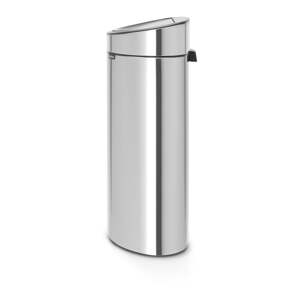 Oceľový odpadkový kôš na triedený odpad/dotykový v matne striebornej farbe 33 l Touch Bin Recycle – Brabantia